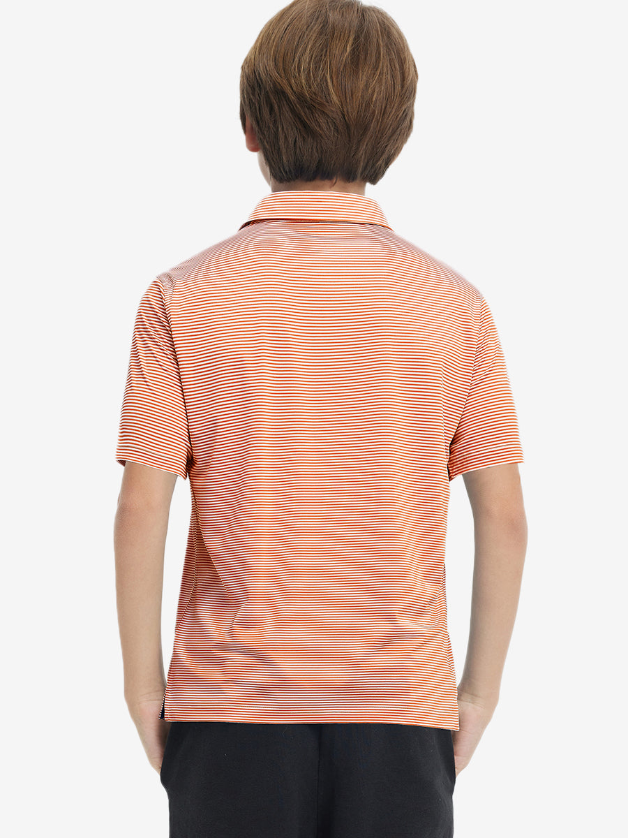Youth Striped Performance Polo Shirt – view 48