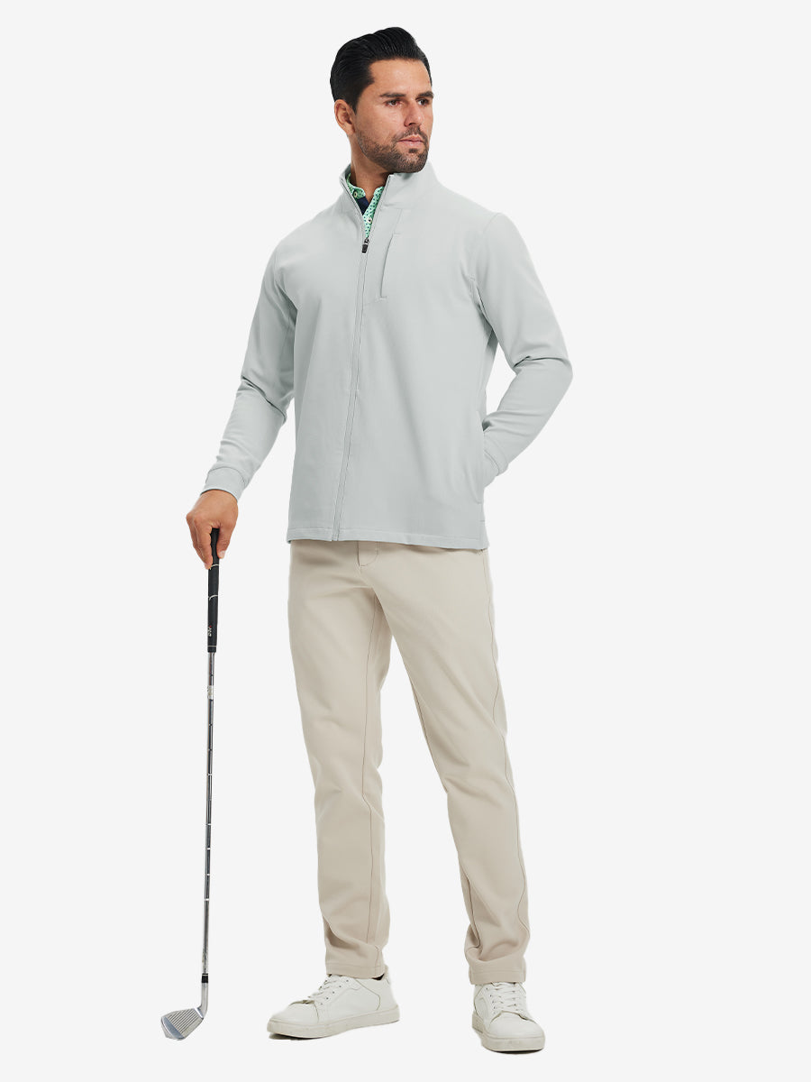Men's Water-Resistant Hooded Zip-Up Golf Jacket – view 40