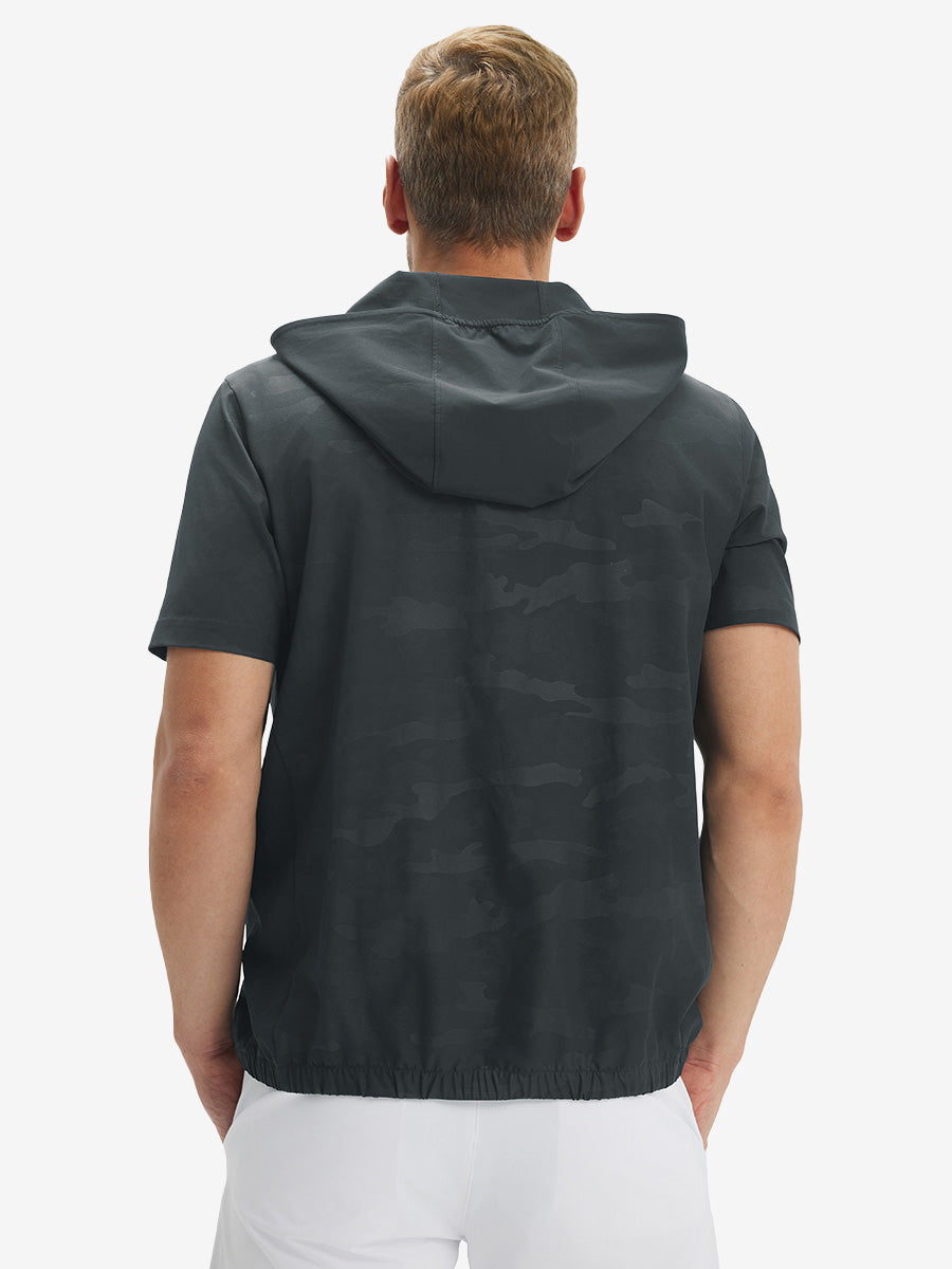Men's Short Sleeve Quarter Zip Hoodie – view 40