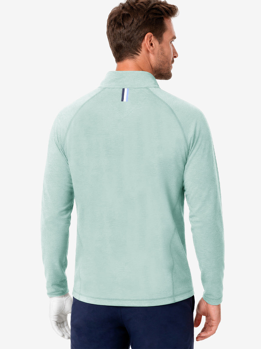 Men's Heather Athletic Quarter Zip Sweatshirt – view 53