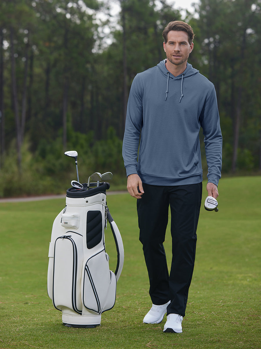 Men's Heather Pullover Hoodie with Two Pockets – view 11