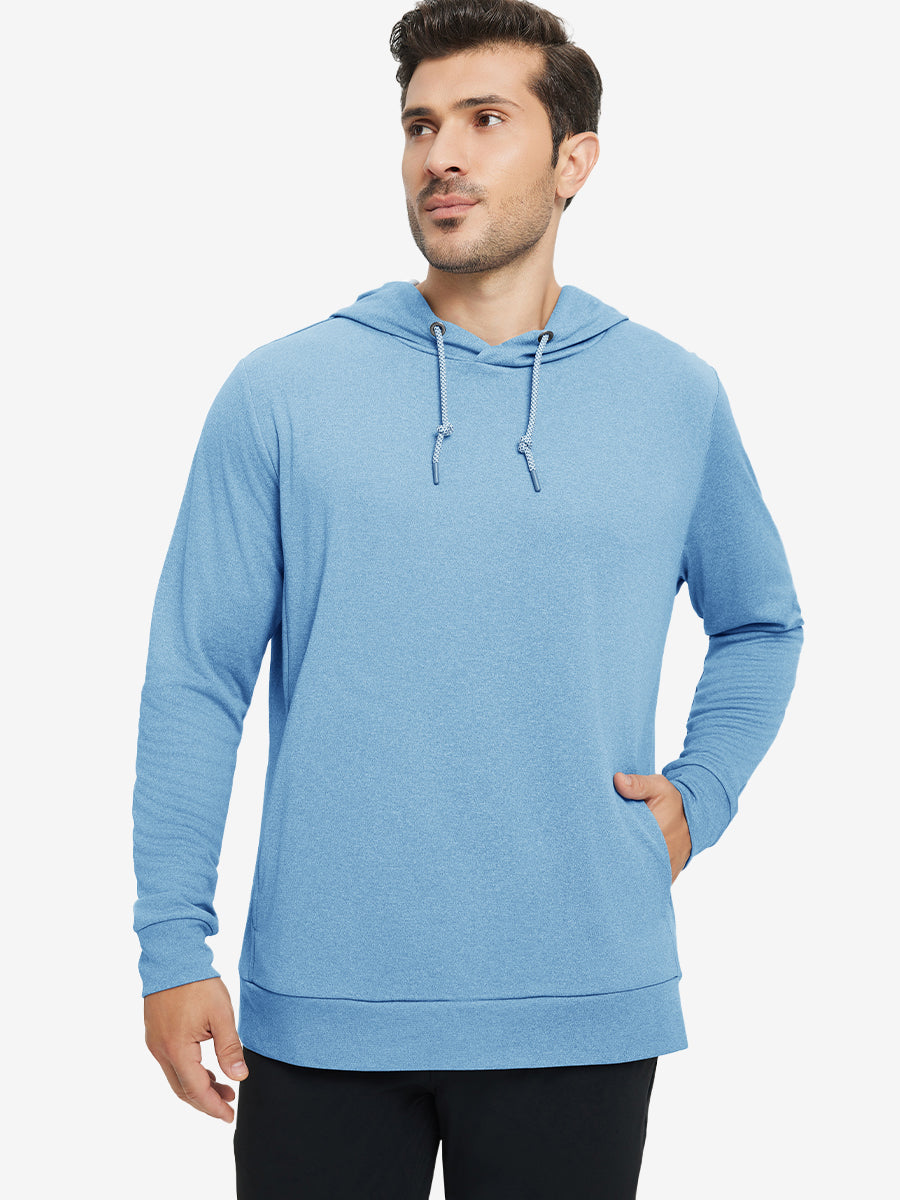 Men's Heather Pullover Hoodie with Two Pockets – view 39