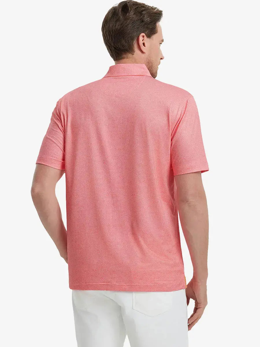 Men's Printed Performance Golf Polo Shirt – view 40