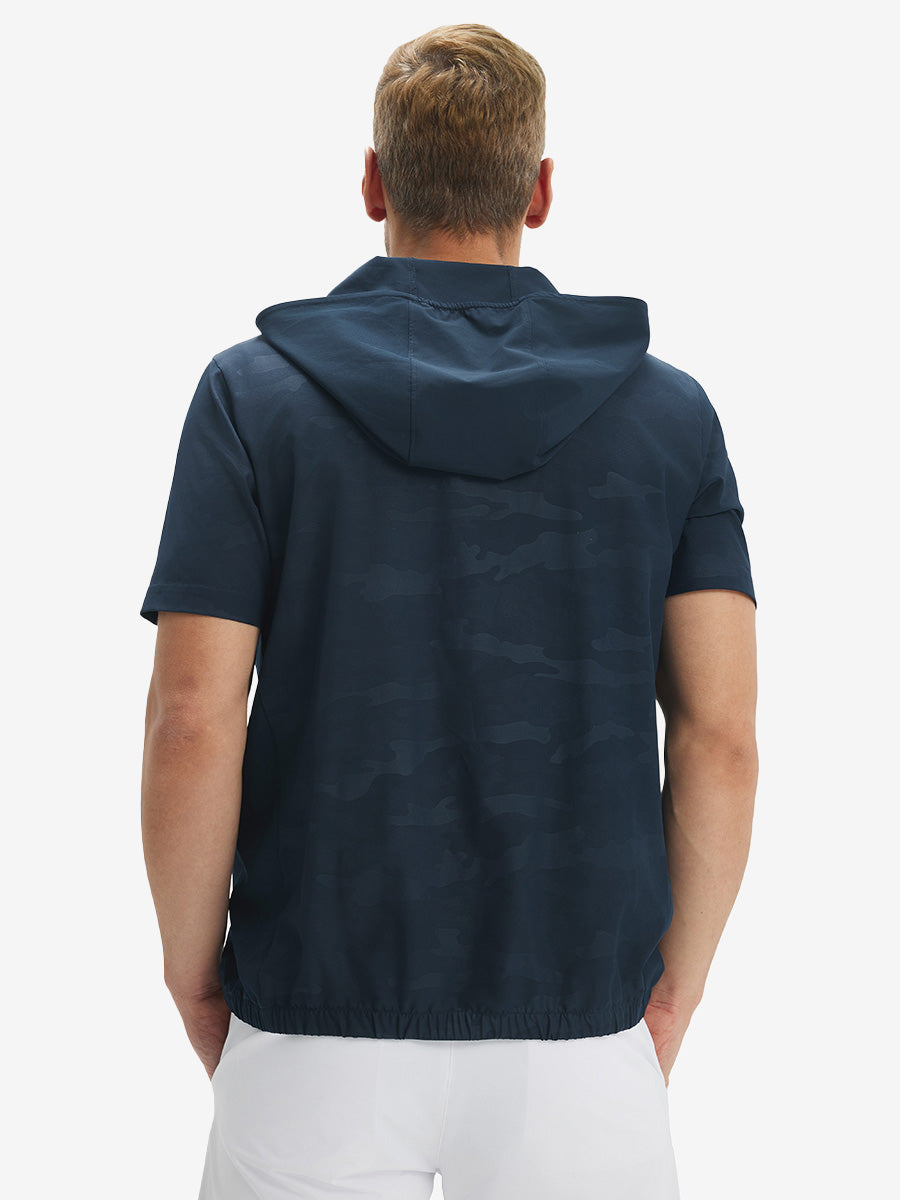 Men's Short Sleeve Quarter Zip Hoodie – view 47