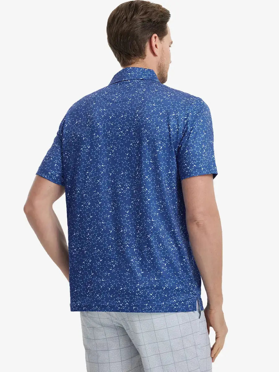 Men's Printed Performance Golf Polo Shirt – view 46