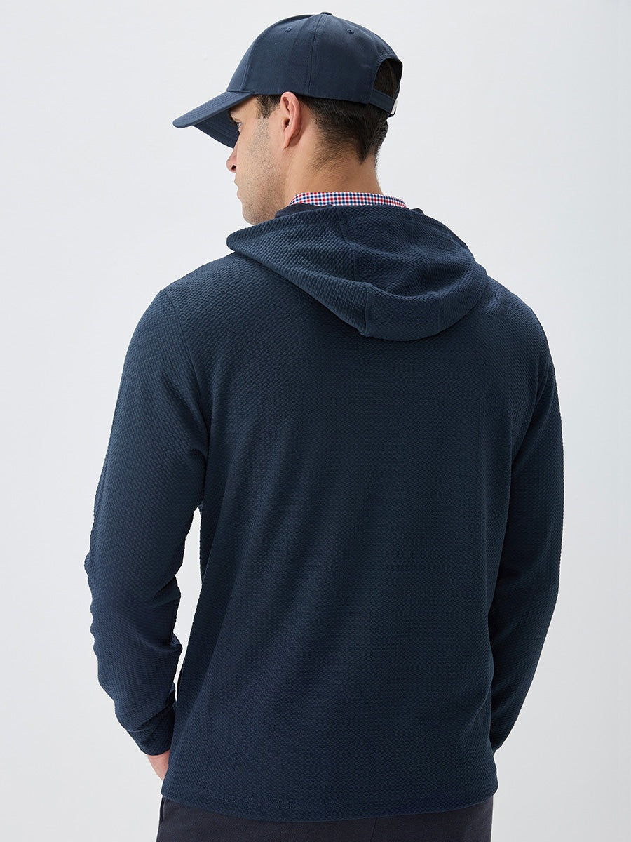 Men's Textured Pullover Hoodie – view 4