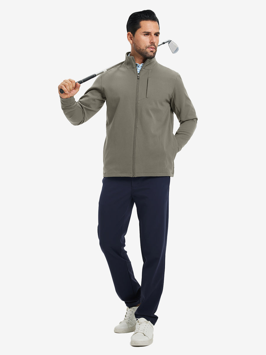 Men's Water-Resistant Hooded Zip-Up Golf Jacket – view 28