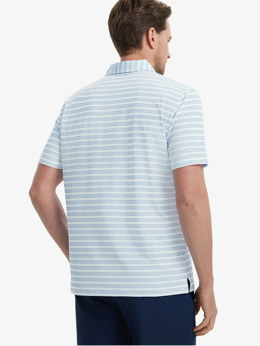 Men's Striped Golf Polo Shirt – view 16