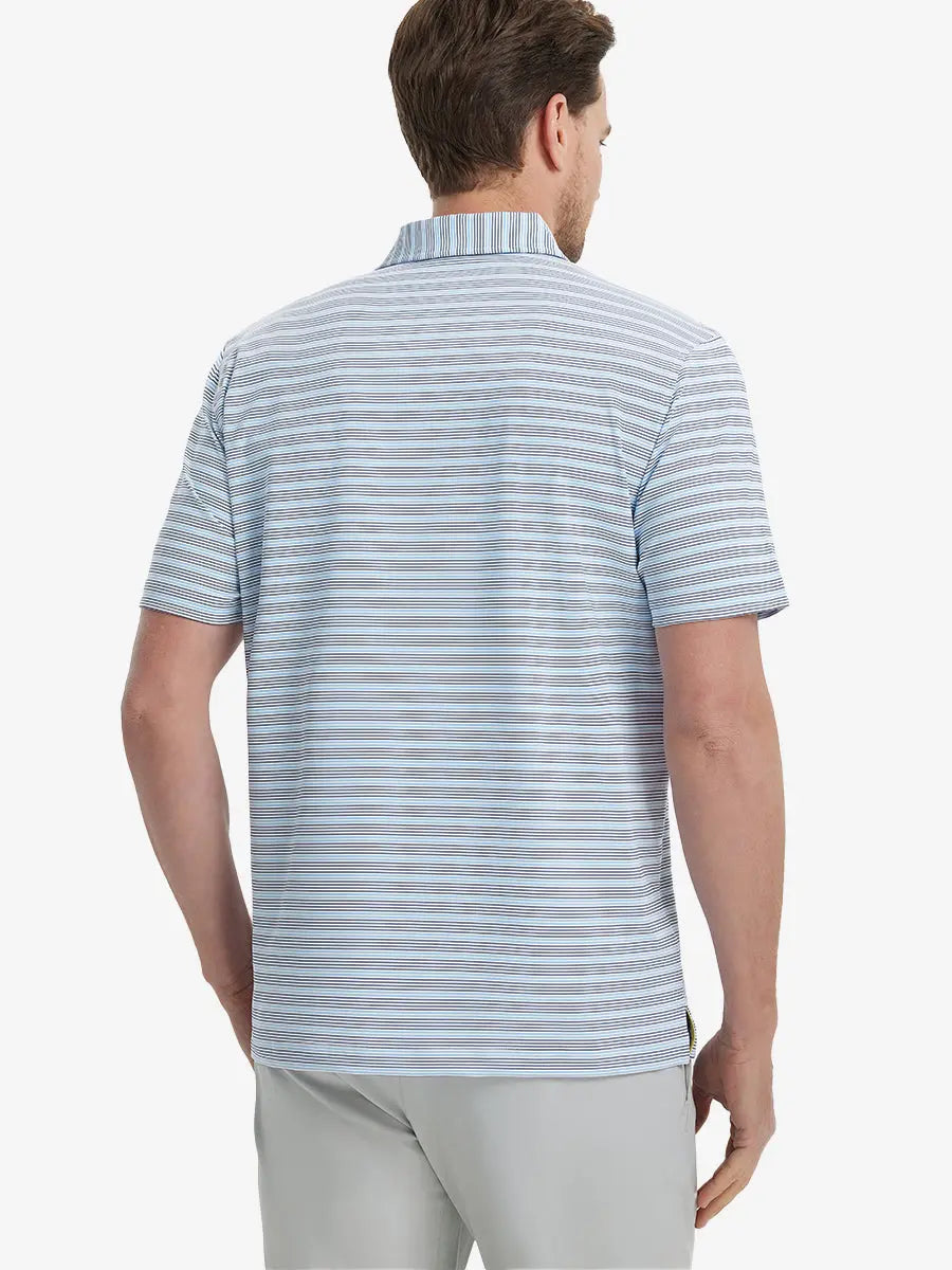 Men's Striped Golf Polo Shirt – view 64