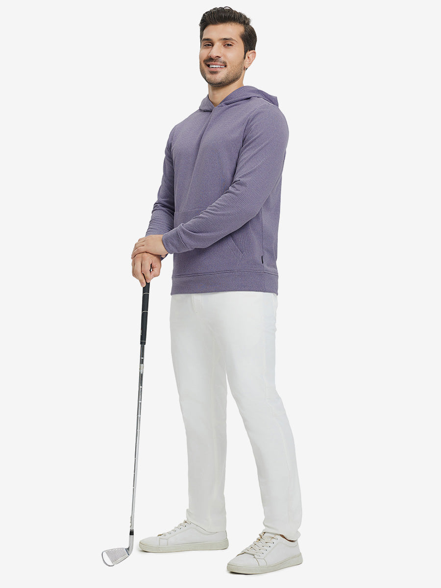 Men's Grid Fleece Lined Pullover Hoodie – view 34
