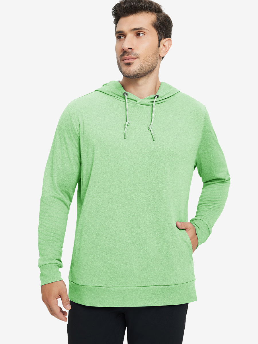 Men's Heather Pullover Hoodie with Two Pockets – view 45