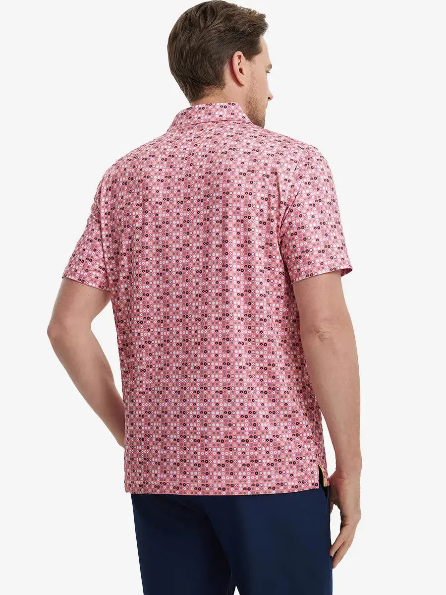 Men's Printed Performance Golf Polo Shirt – view 16