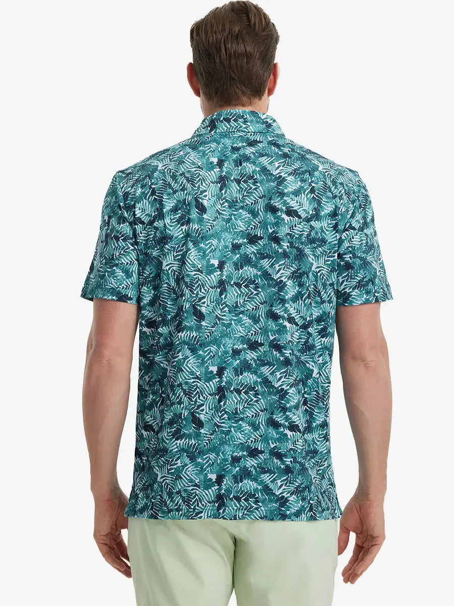 Men's Printed Performance Golf Polo Shirt – view 34