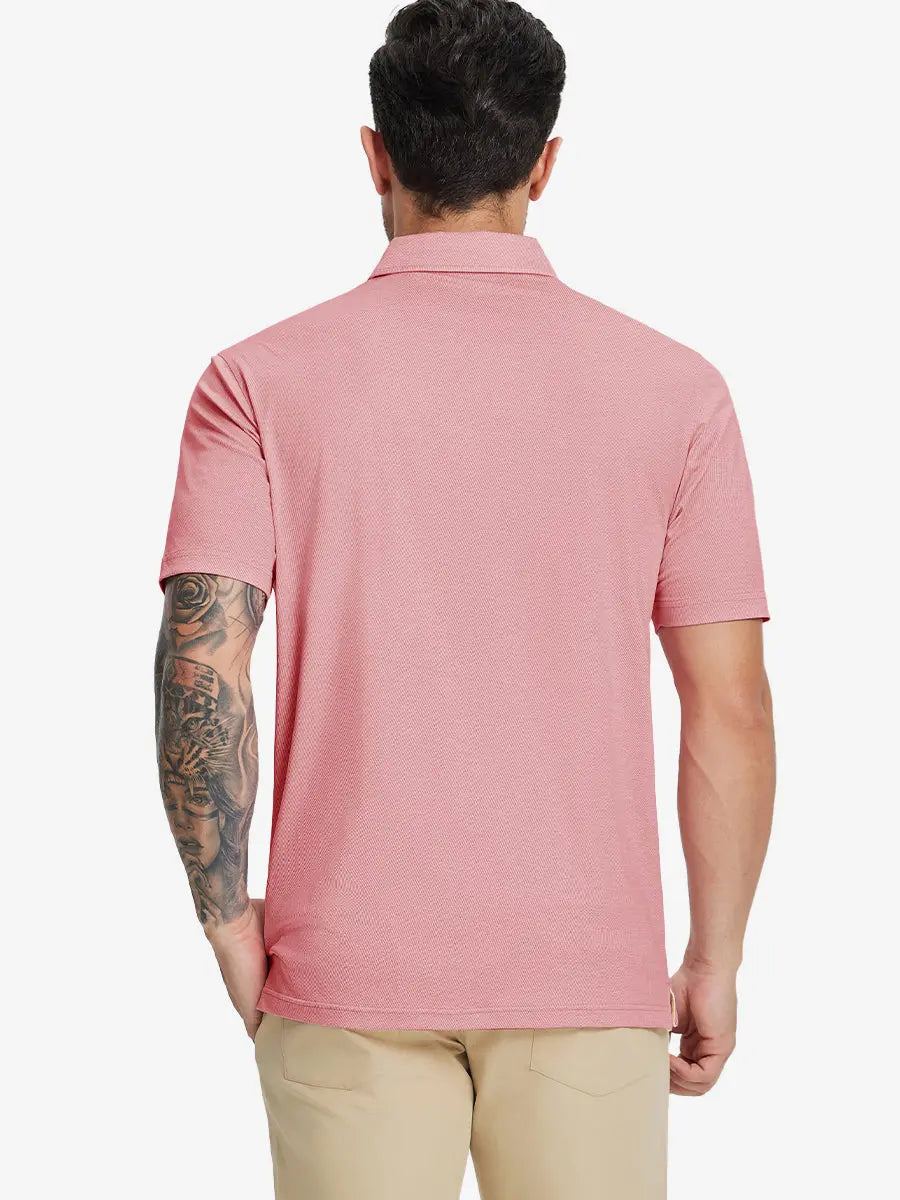 Men's Stretch Heather Golf Polo Shirt – view 11