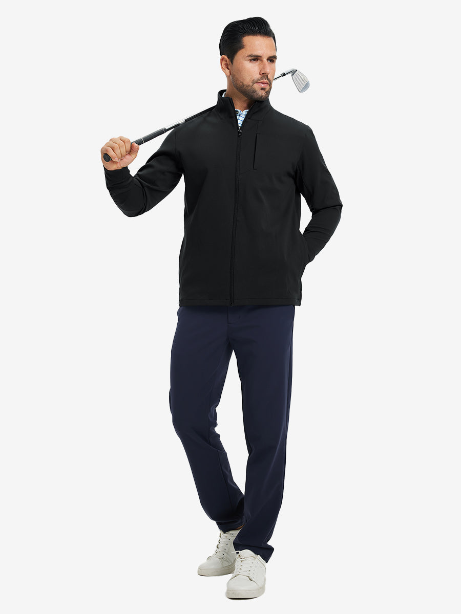 Men's Water-Resistant Hooded Zip-Up Golf Jacket – view 10