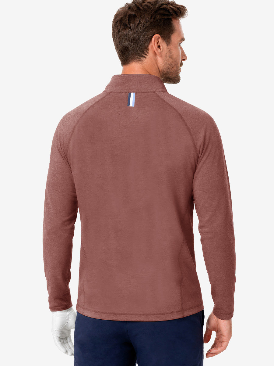 Men's Heather Athletic Quarter Zip Sweatshirt – view 32