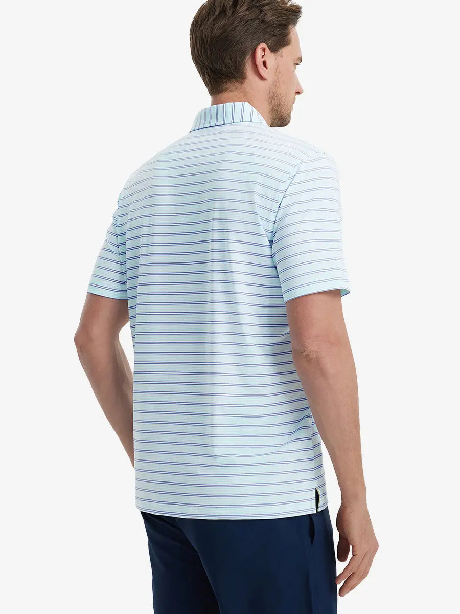 Men's Striped Golf Polo Shirt – view 58
