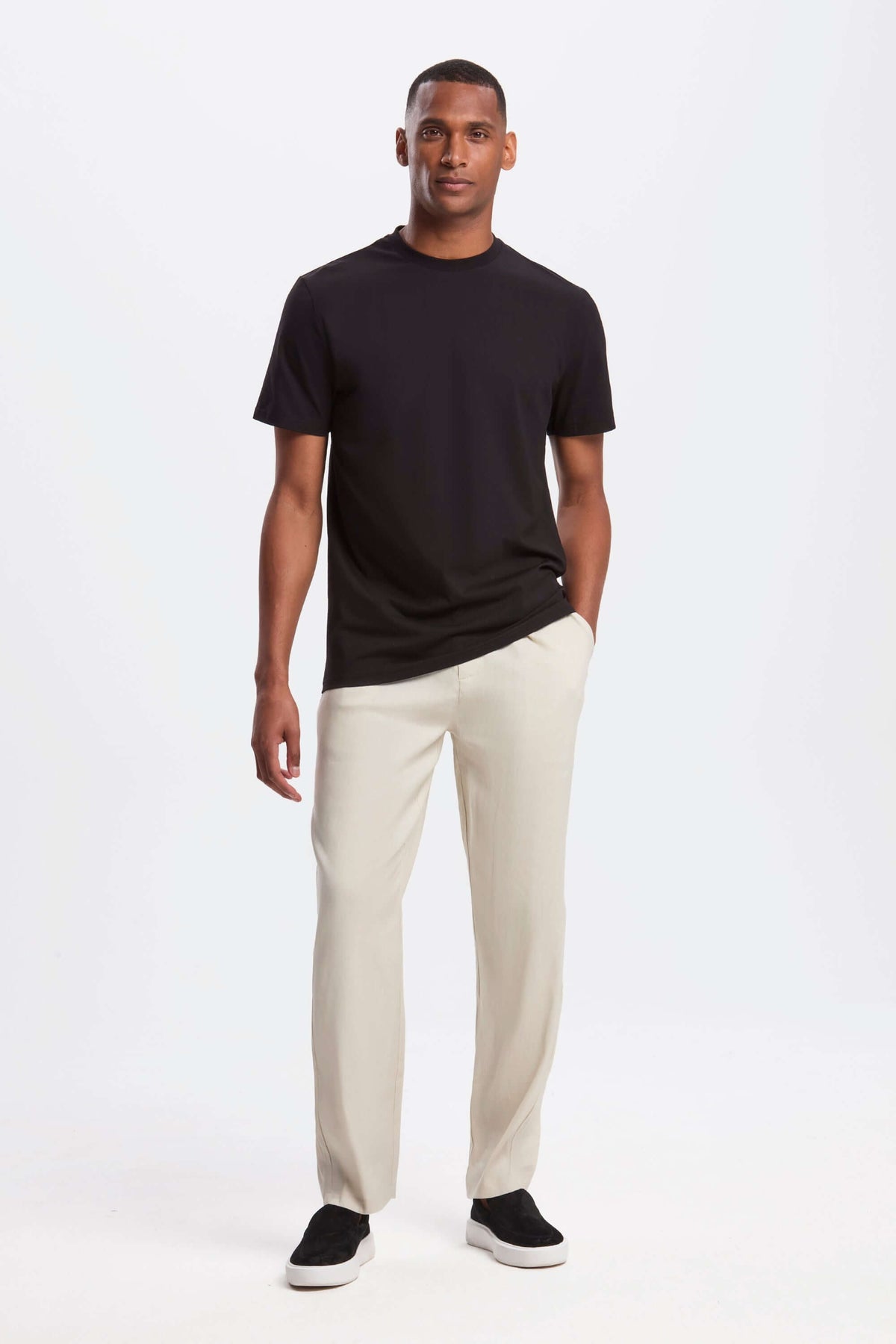 Men's Stretch Cotton Crew Neck T-Shirt – view 5
