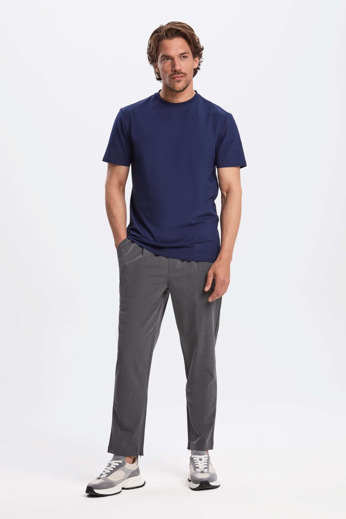 Men's Stretch Cotton Crew Neck T-Shirt – view 15