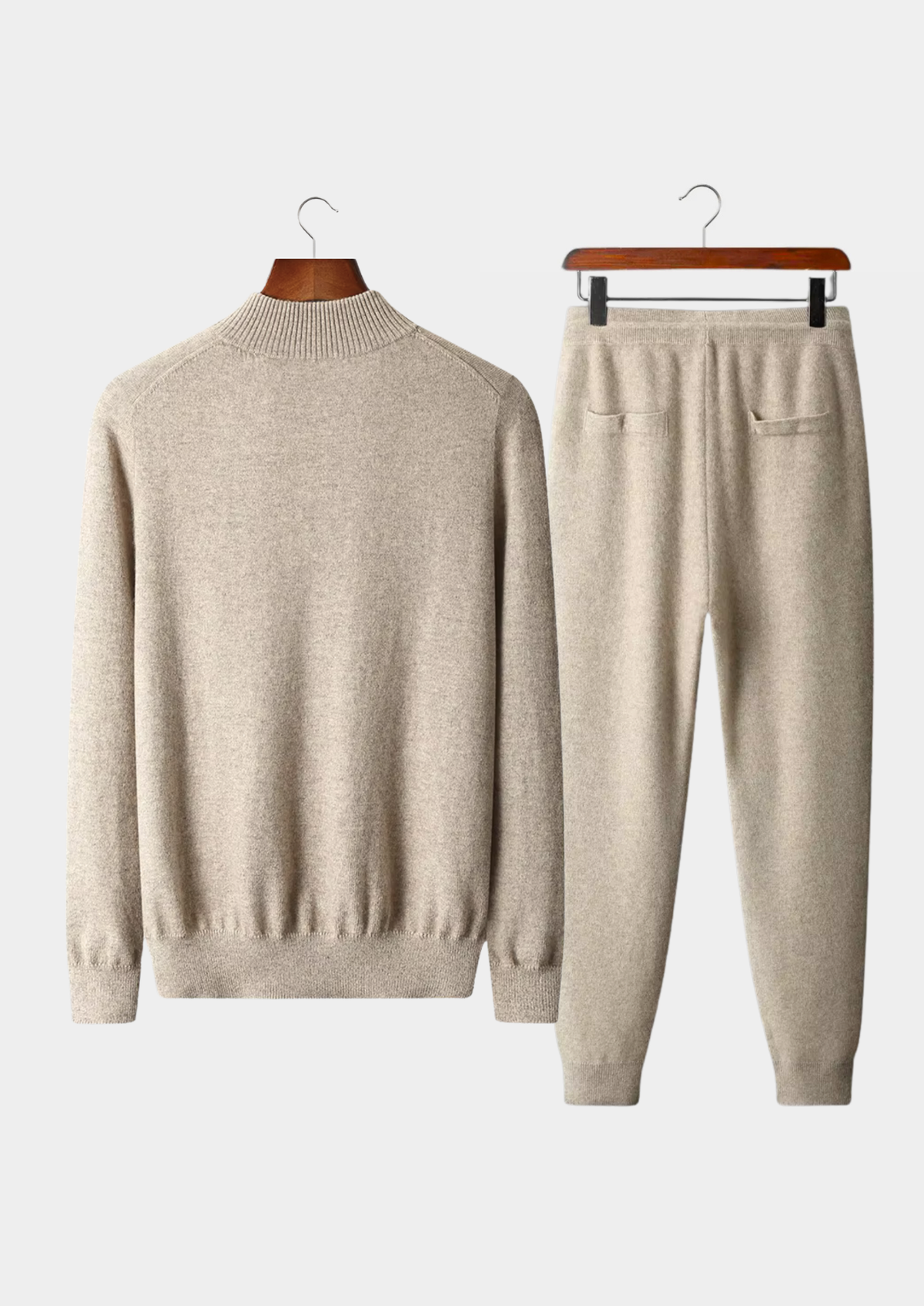 Men's Extra-Fine Merino Wool Two-Piece Knit Set – view 2