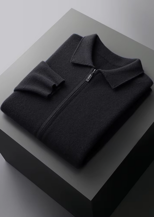 Men's Everyday Zip Polo Cardigan for Desk to Dinner – view 1