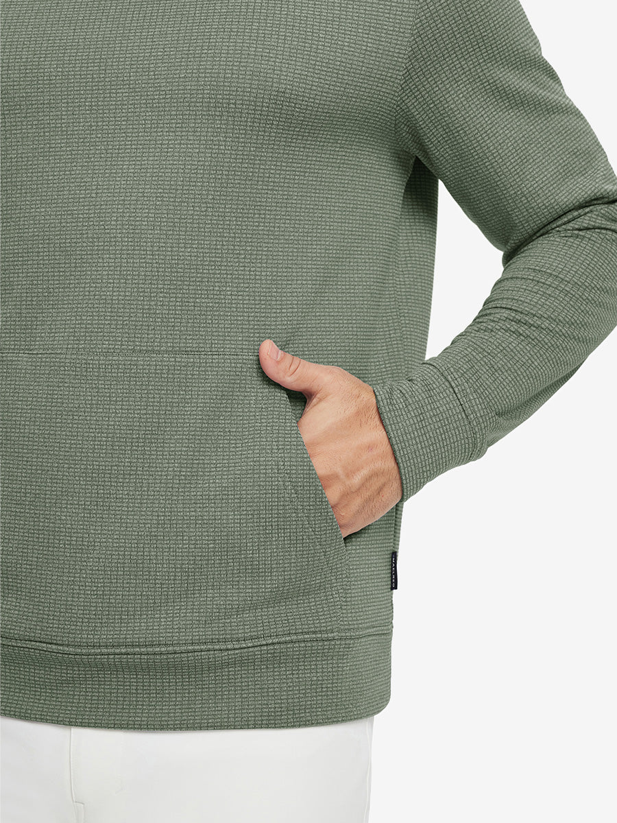 Men's Grid Fleece Lined Pullover Hoodie – view 23