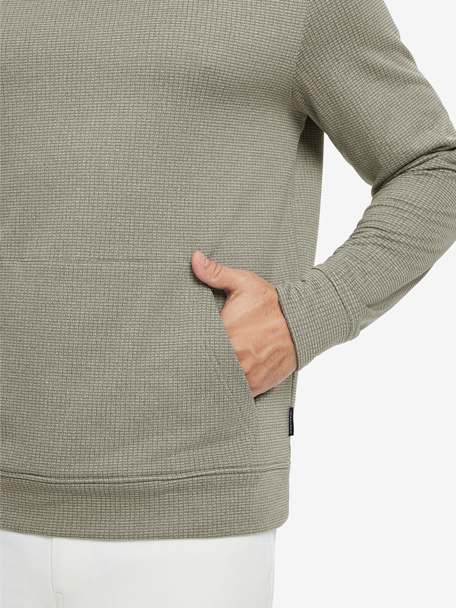 Men's Grid Fleece Lined Pullover Hoodie – view 5