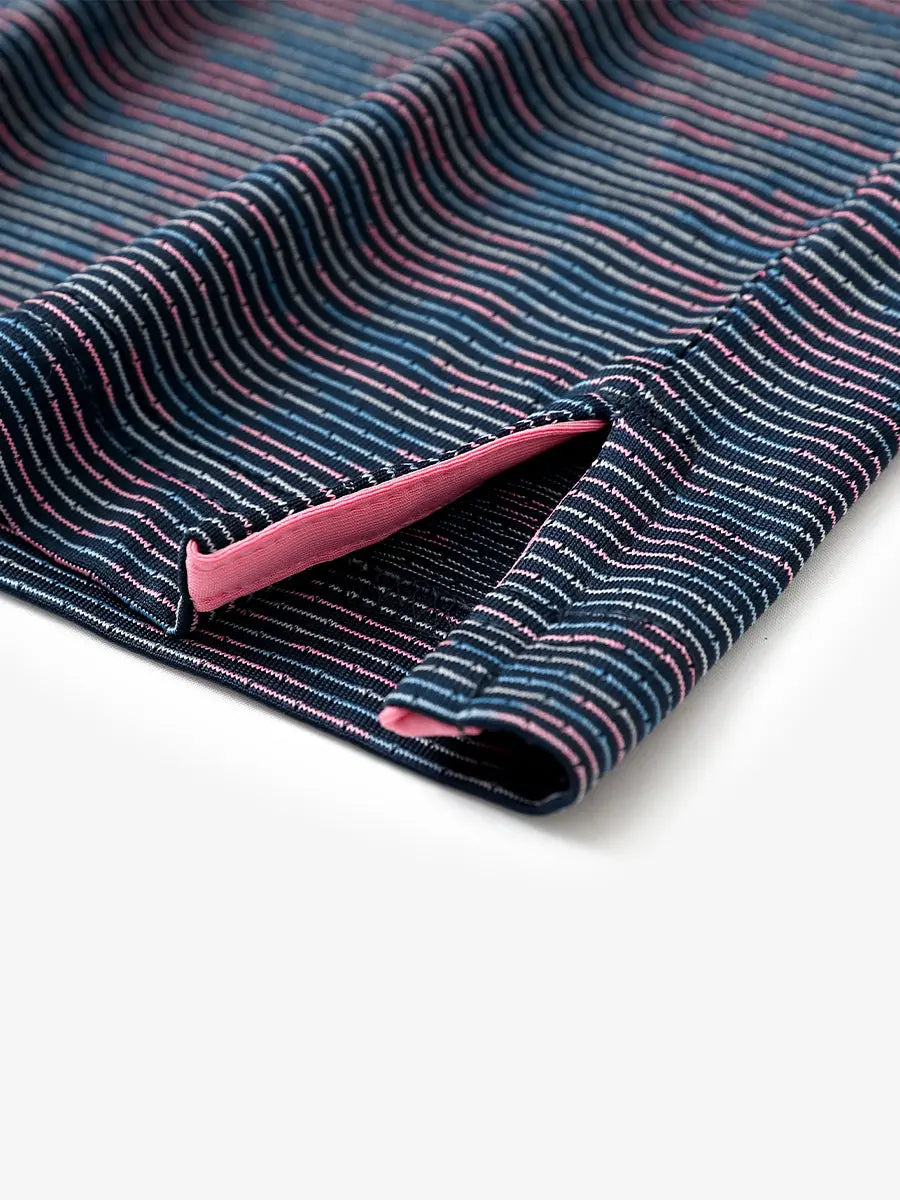 Men's Yarn-Dyed Striped Golf Polo Shirt – view 6
