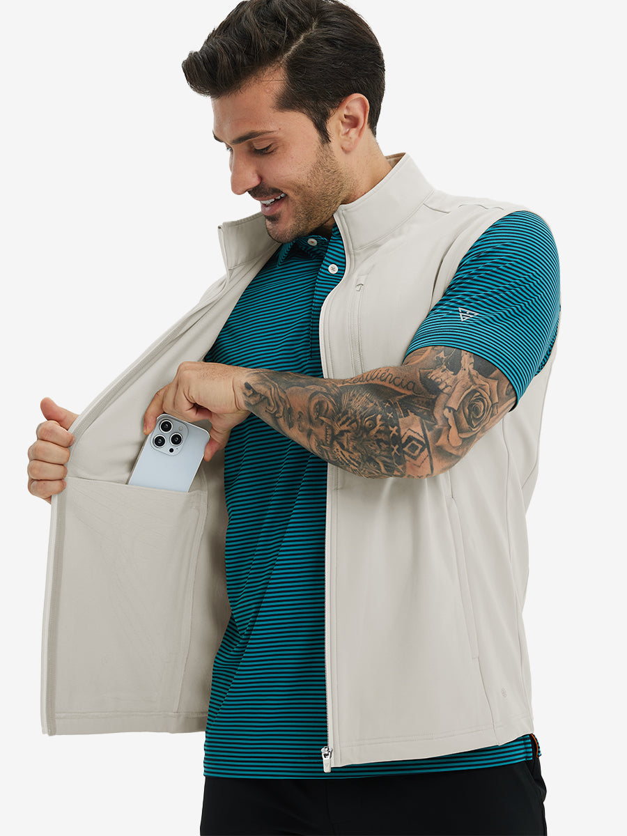 Men's Water-Resistant Fleece Golf Vest – view 54