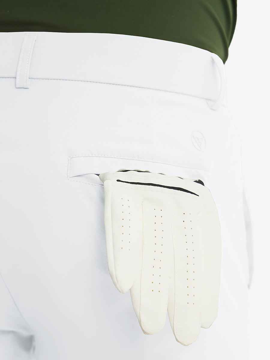 Men's Stretch Quick-Dry Four-Pocket Golf Trousers – 4-Way Stretch, Moisture-Wicking, Button-Zip Closure