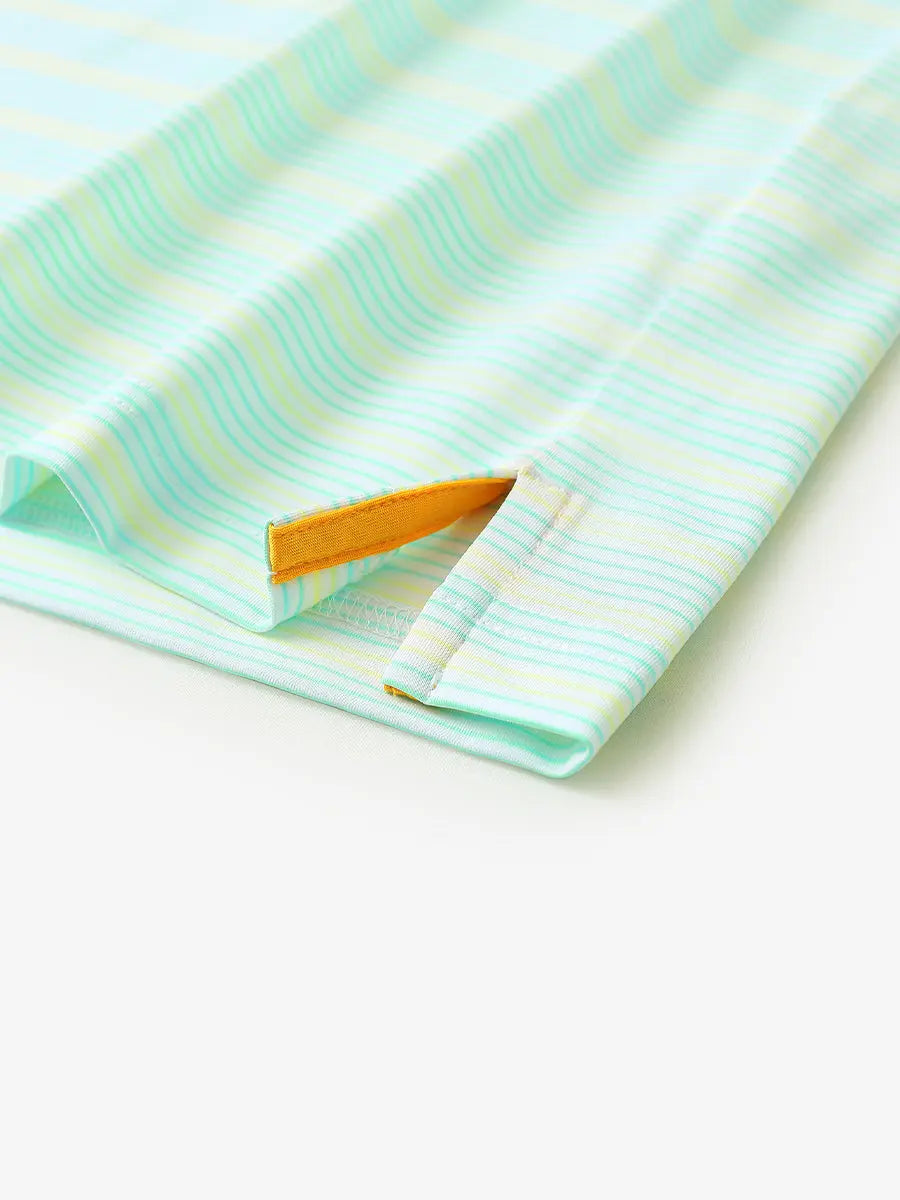 Men's Striped Golf Polo Shirt – view 5
