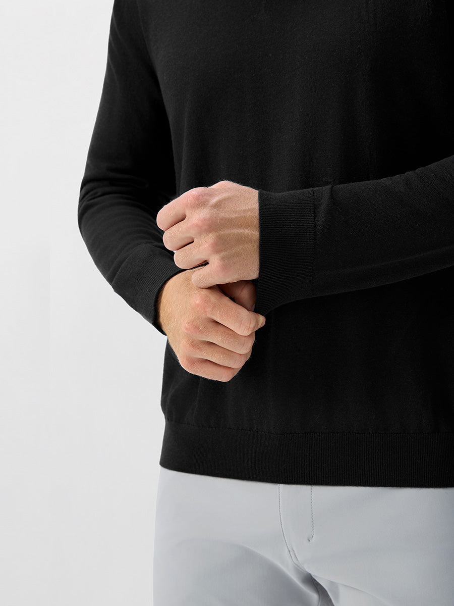 Men's Pure Merino Wool Knit Polo Jumper – view 7