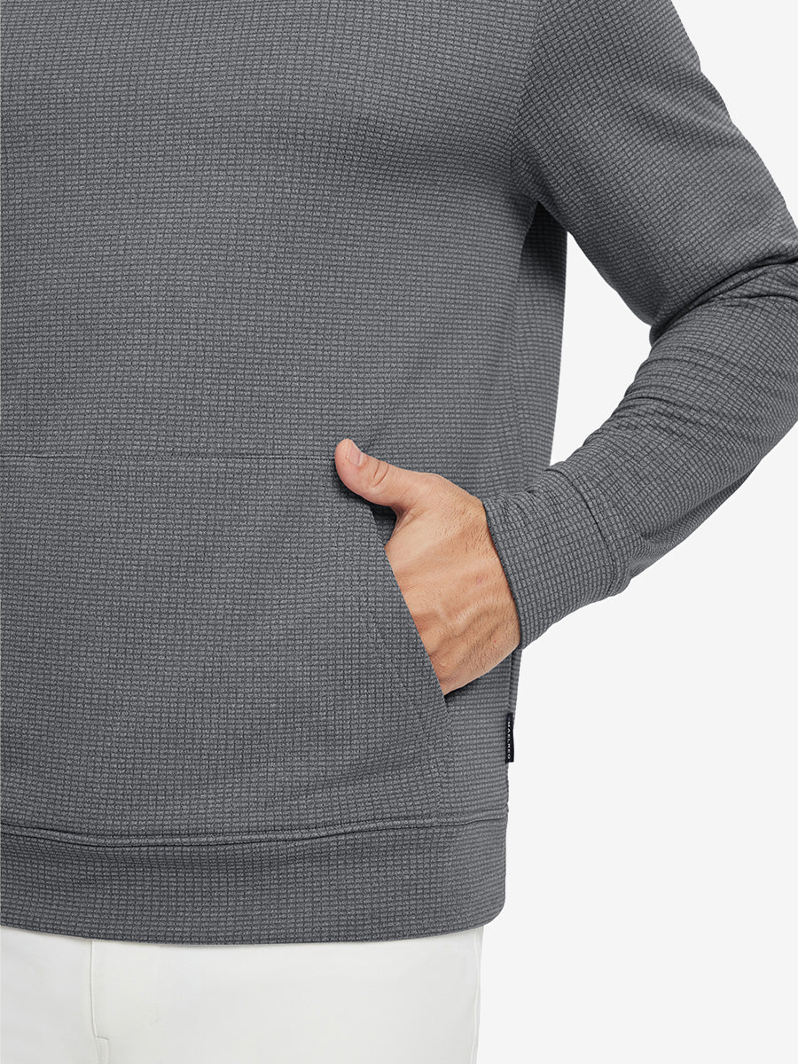 Men's Grid Fleece Lined Pullover Hoodie – view 29