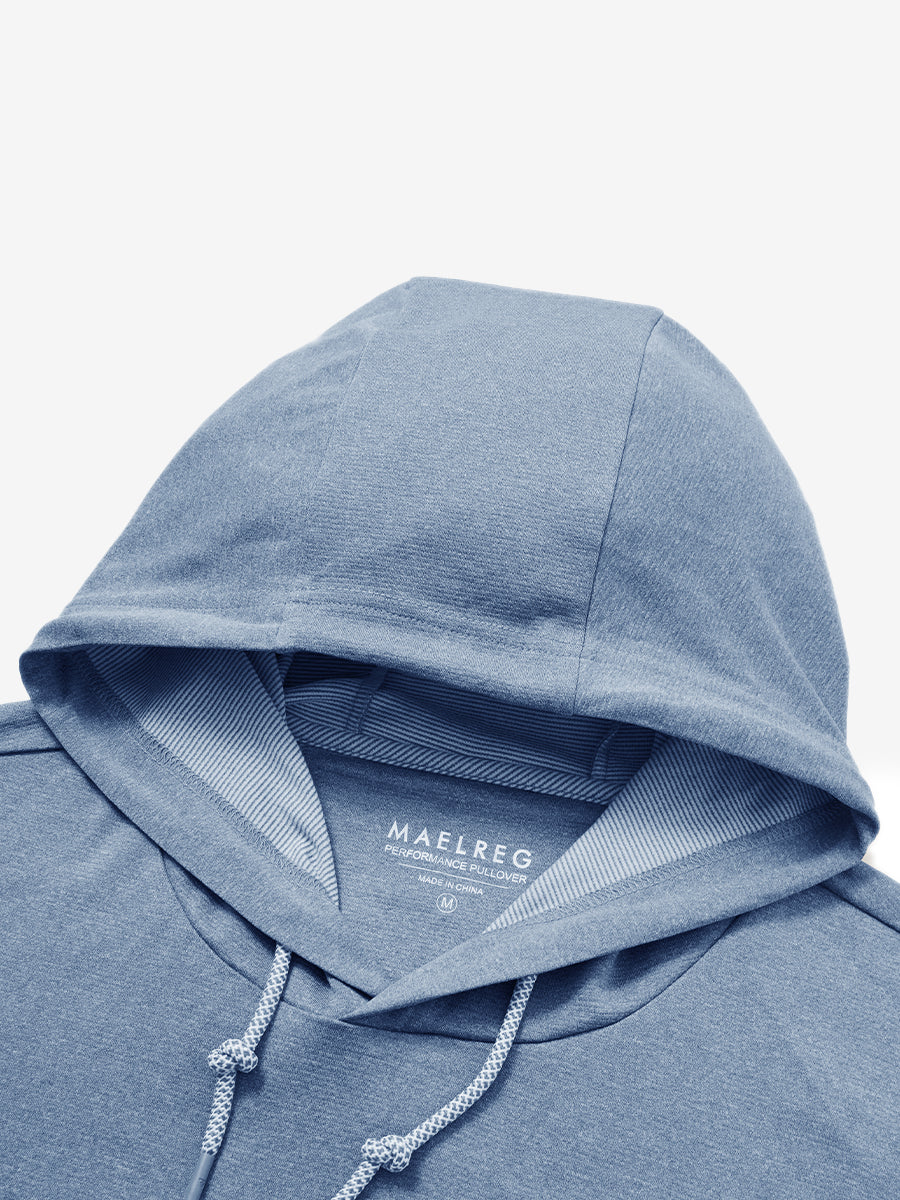 Men's Heather Pullover Hoodie with Two Pockets – view 23