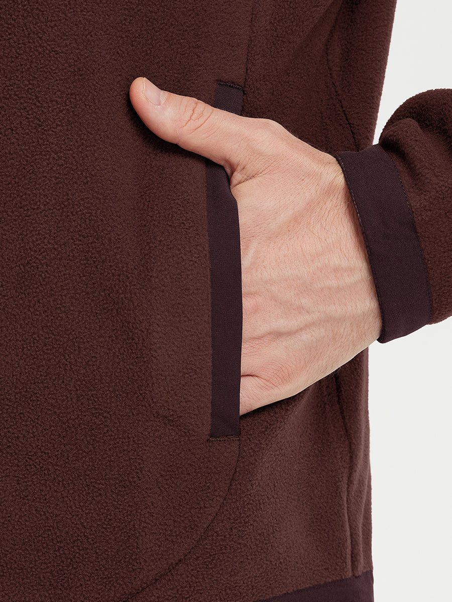 Men's Polar Fleece Quarter Zip Hoodie – view 11