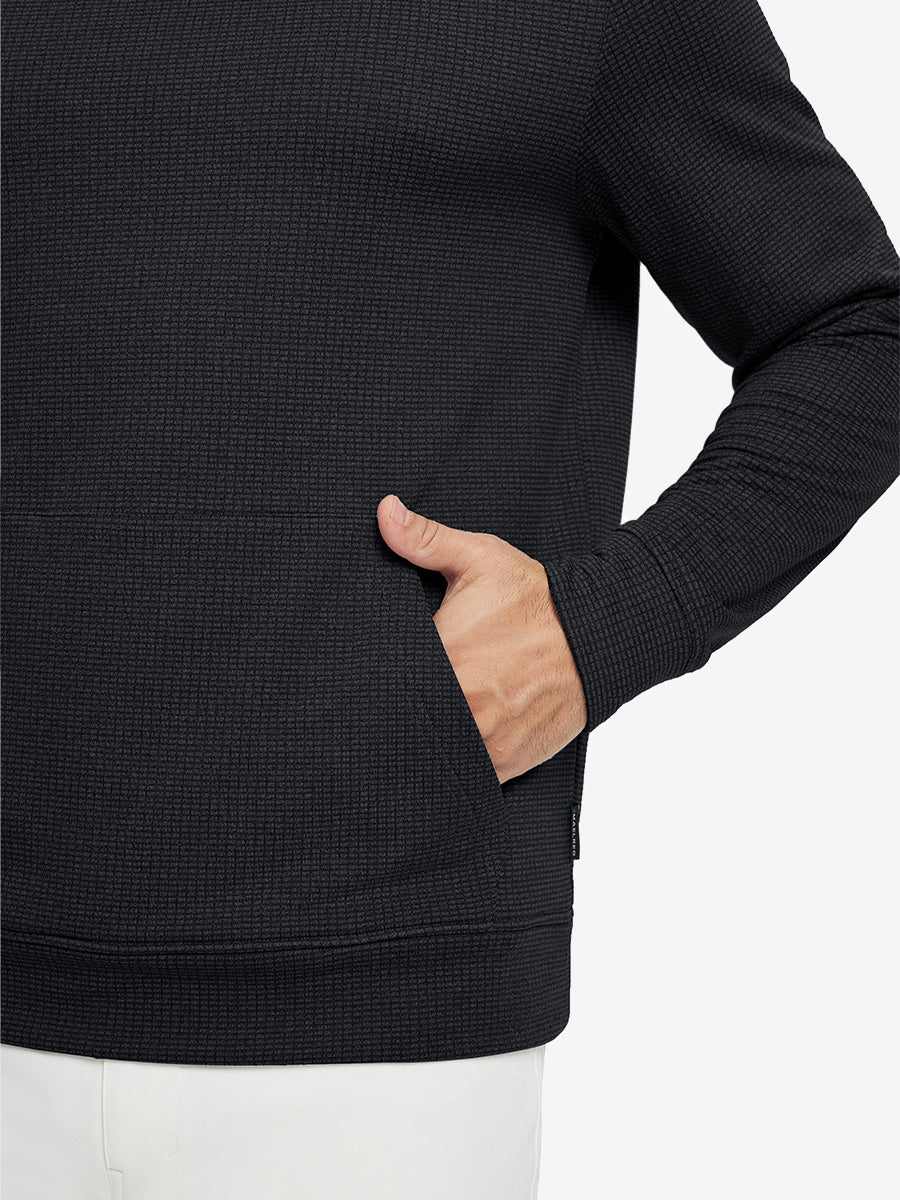 Men's Grid Fleece Lined Pullover Hoodie – view 11
