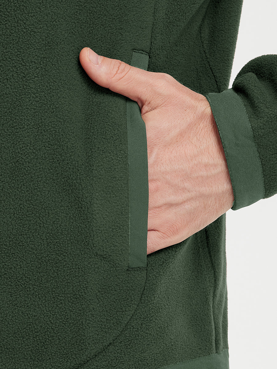 Men's Polar Fleece Quarter Zip Hoodie – view 17