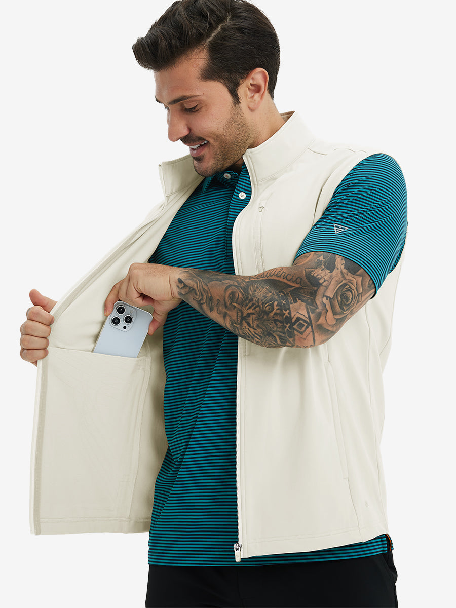 Men's Water-Resistant Fleece Golf Vest – view 42