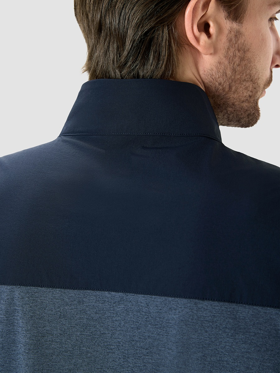 Men's Colour Block Full-Zip Golf Gilet – view 37