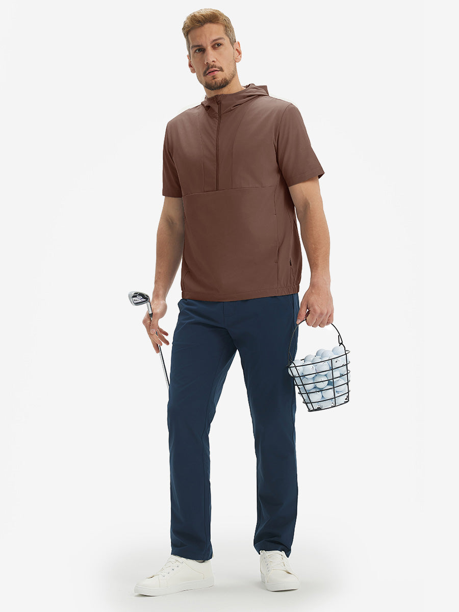Men's Short Sleeve Quarter Zip Hoodie – view 27