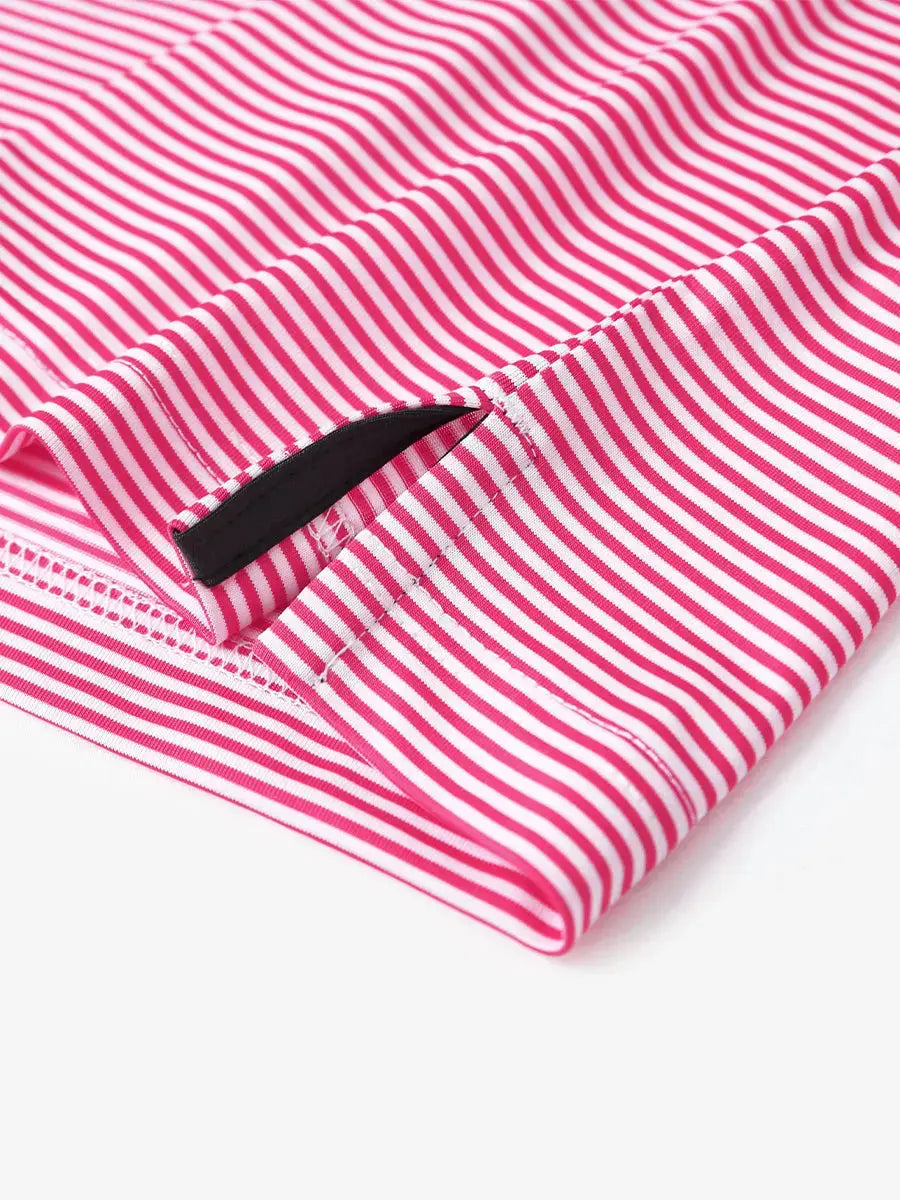 Youth Striped Performance Polo Shirt – view 37