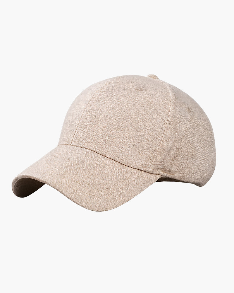 Ascot Men's Linen Blend Cap – Six-Panel Construction, Curved Brim, Lightweight Breathable Wear