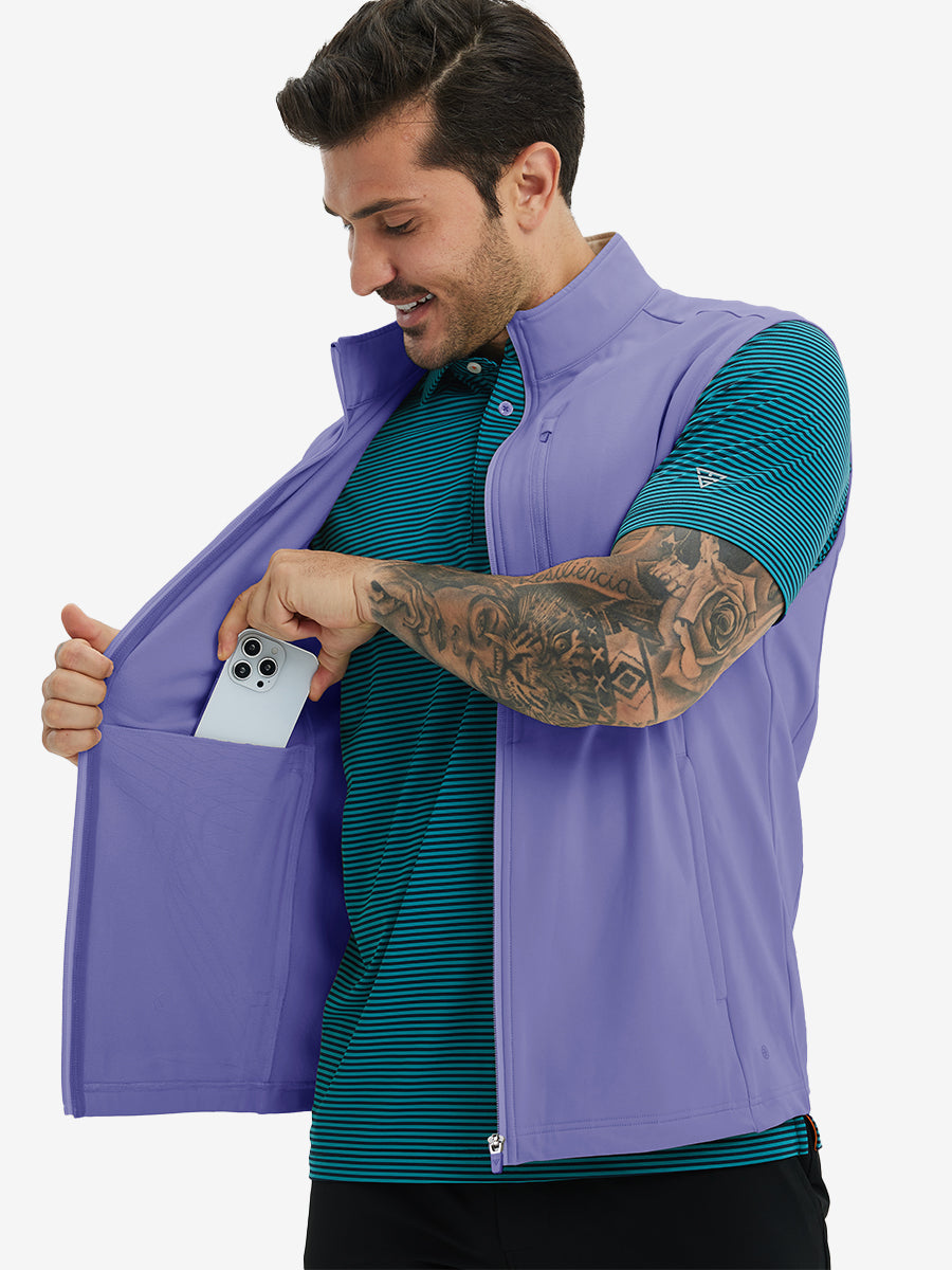Men's Water-Resistant Fleece Golf Vest – view 78