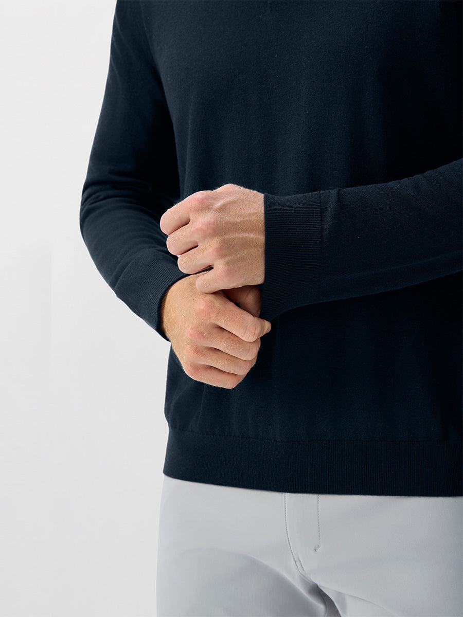 Men's Pure Merino Wool Knit Polo Jumper – view 41
