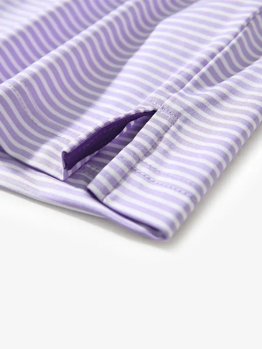 Youth Striped Performance Polo Shirt – view 19