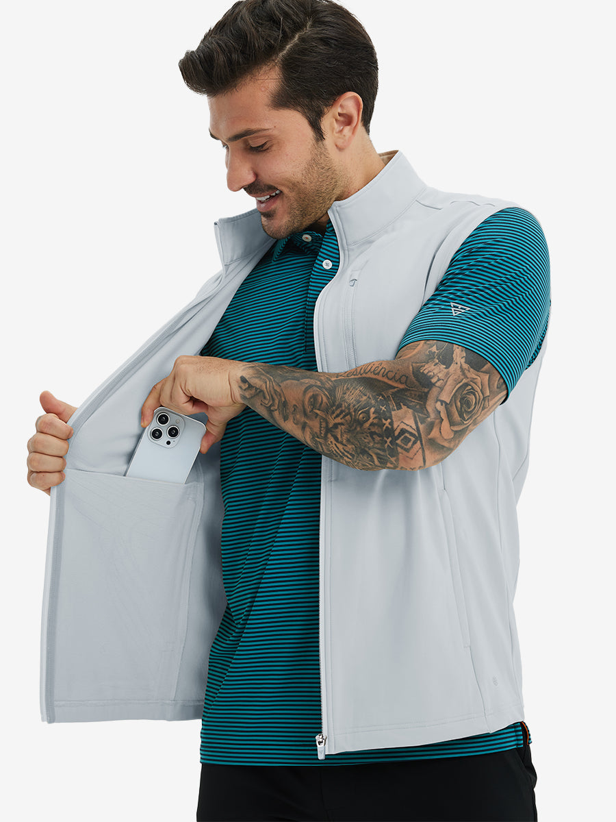 Men's Water-Resistant Fleece Golf Vest – view 72