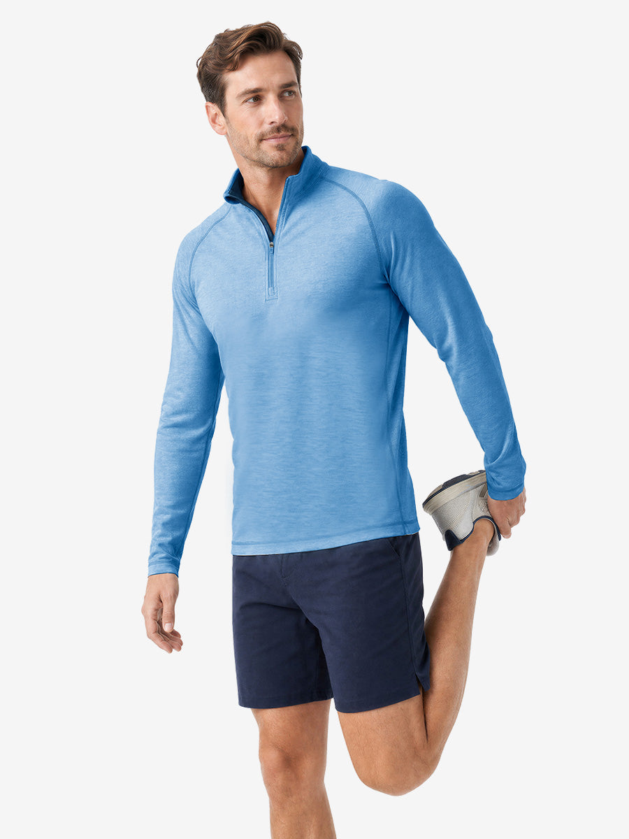 Men's Heather Athletic Quarter Zip Sweatshirt – view 19