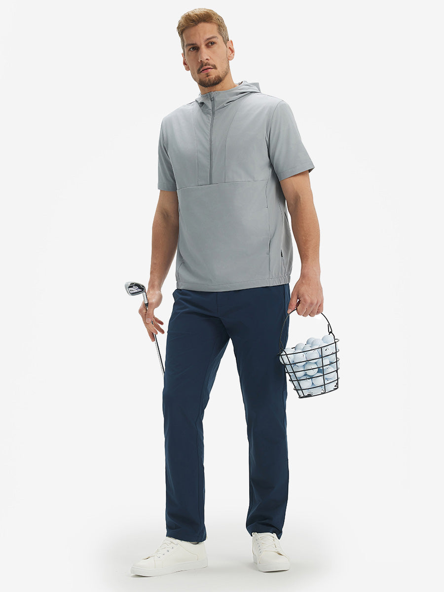 Men's Short Sleeve Quarter Zip Hoodie – view 34