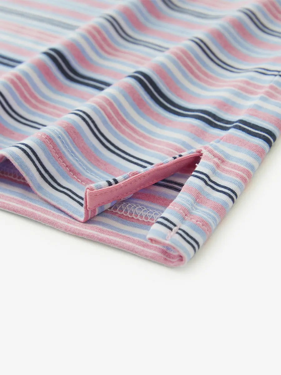 Men's Yarn-Dyed Striped Golf Polo Shirt – view 12