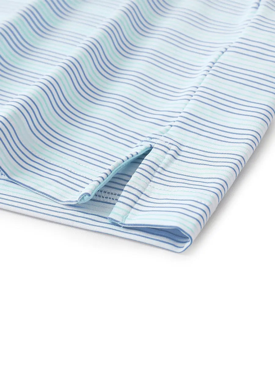 Men's Striped Golf Polo Shirt – view 17